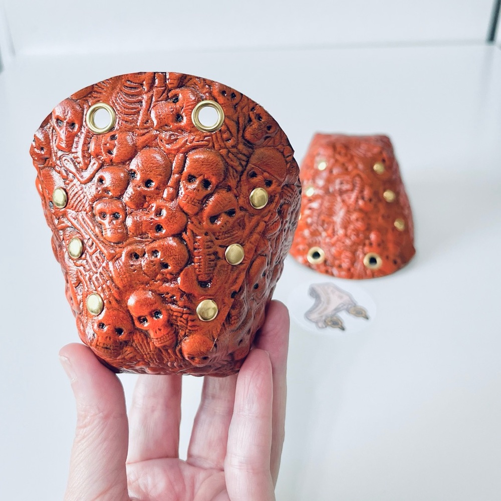 Neon Skeleton toe guards for Roller skates